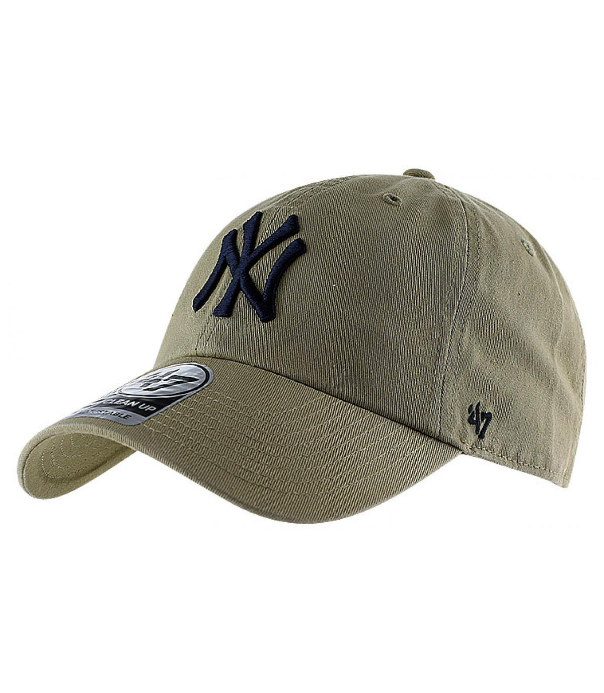 casquette visière courbée ny bei Clean up NY khaki